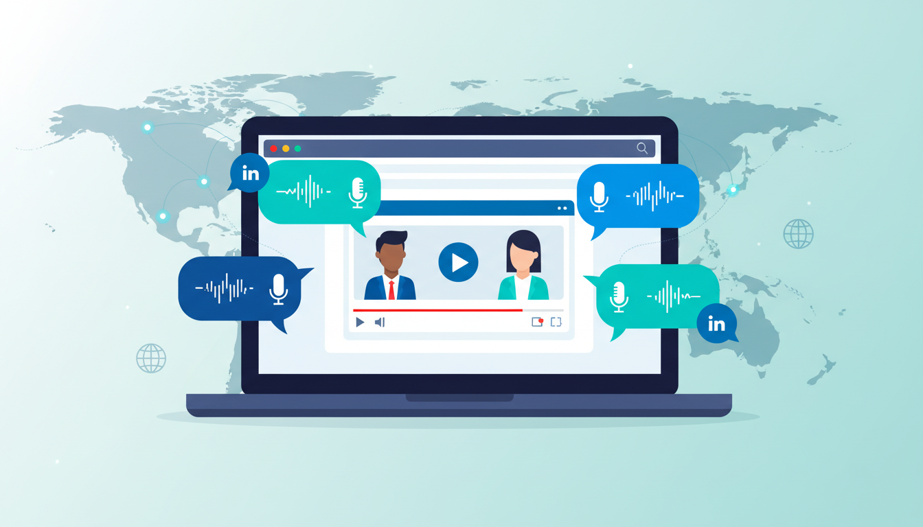 LinkedIn Dubbed Videos: How to Reach International B2B Clients